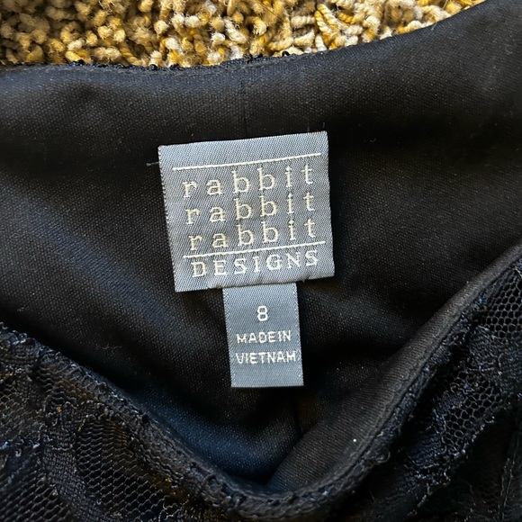 Rabbit Designs Size 8 Black Lace Dress - Picture 3 of 3